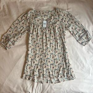 Indigo Soul Floral Print Boutique Top – NWT – Size Medium